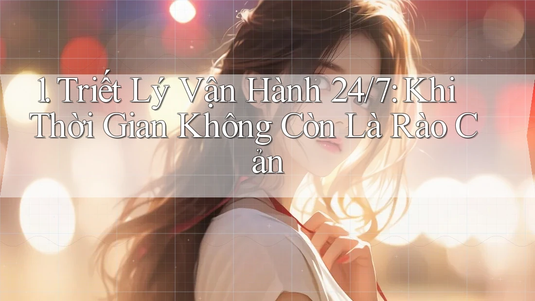 1. Triết Lý Vận Hành 24/7: Khi Thời Gian Không Còn Là Rào Cản 1. Triết Lý Vận Hành 24/7: Khi Thời Gian Không Còn Là Rào Cản