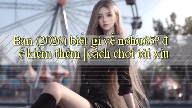 Bạn (2026) biết gì về nohu65 để kiếm thêm cách chơi tài xỉu
