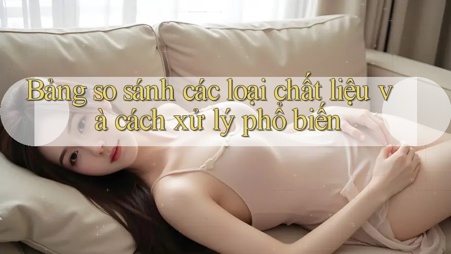 Bảng so sánh các loại chất liệu và cách xử lý phổ biến Bảng so sánh các loại chất liệu và cách xử lý phổ biến