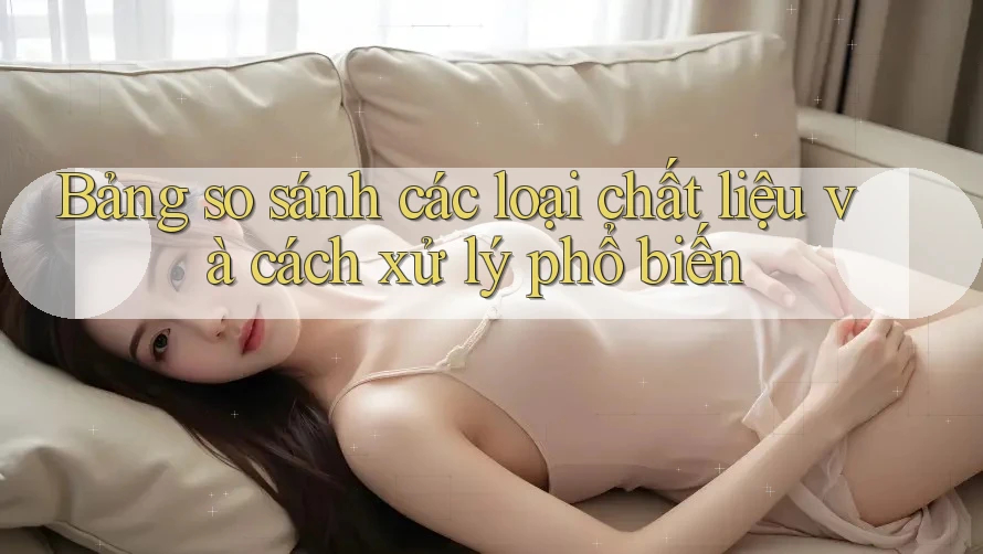 Bảng so sánh các loại chất liệu và cách xử lý phổ biến Bảng so sánh các loại chất liệu và cách xử lý phổ biến