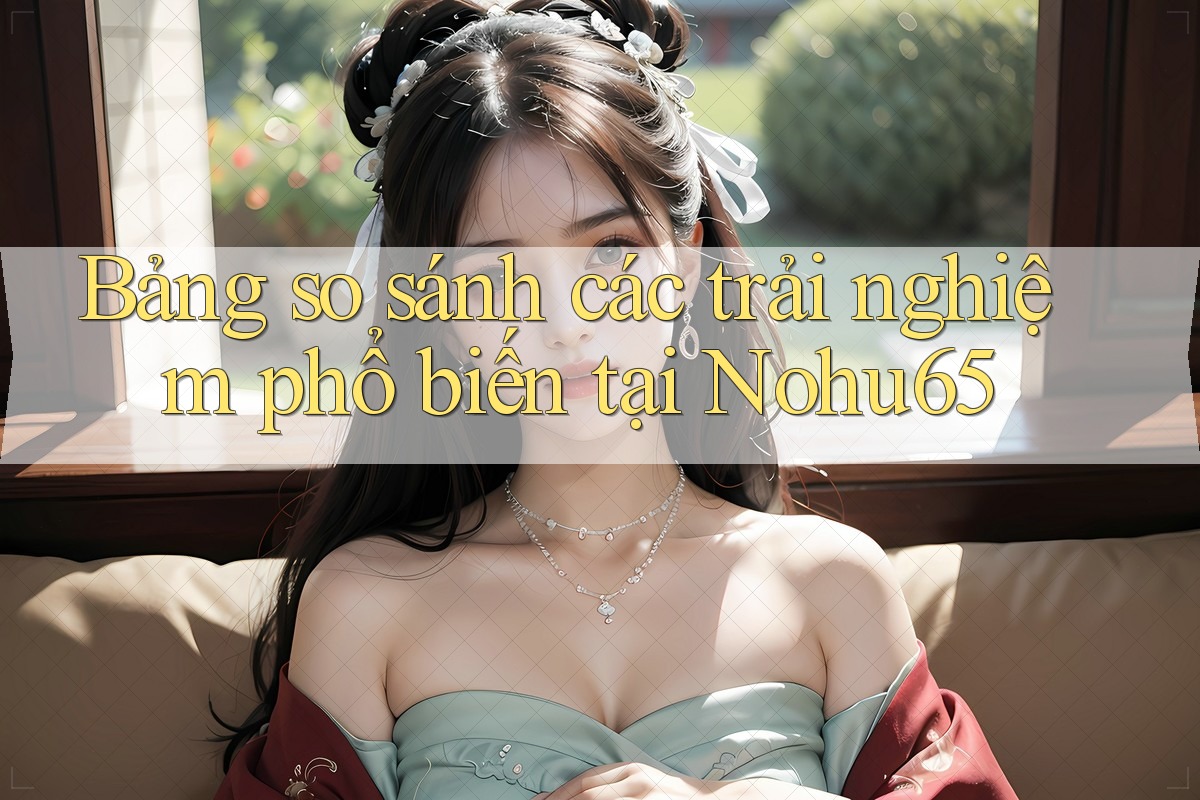 Bảng so sánh các trải nghiệm phổ biến tại Nohu65 Bảng so sánh các trải nghiệm phổ biến tại Nohu65