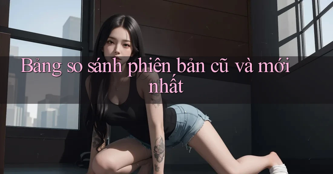 Bảng so sánh phiên bản cũ và mới nhất Bảng so sánh phiên bản cũ và mới nhất
