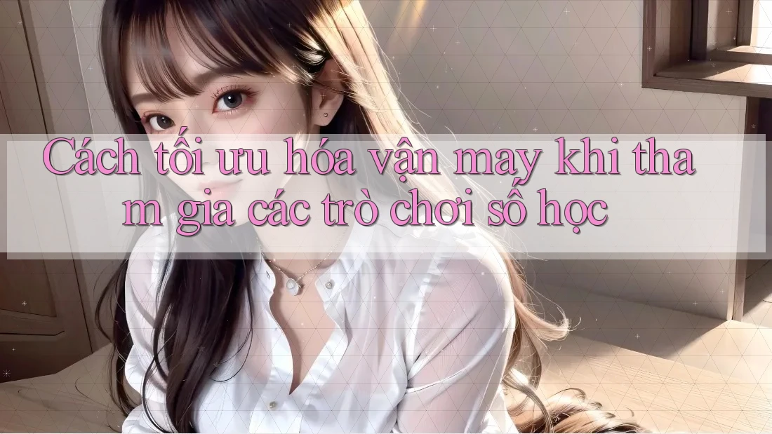 Cách tối ưu hóa vận may khi tham gia các trò chơi số học Cách tối ưu hóa vận may khi tham gia các trò chơi số học