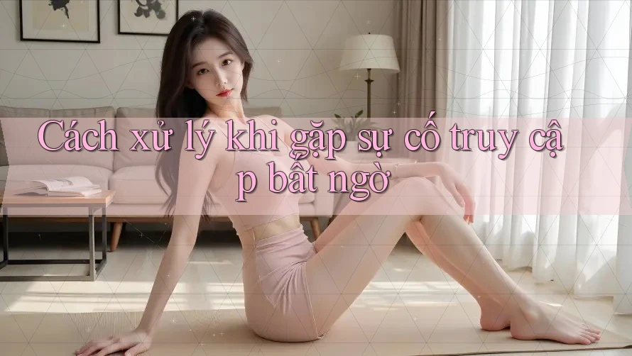 Cách xử lý khi gặp sự cố truy cập bất ngờ Cách xử lý khi gặp sự cố truy cập bất ngờ