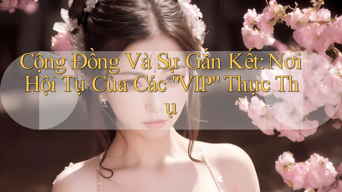 Cộng Đồng Và Sự Gắn Kết: Nơi Hội Tụ Của Các “VIP” Thực Thụ