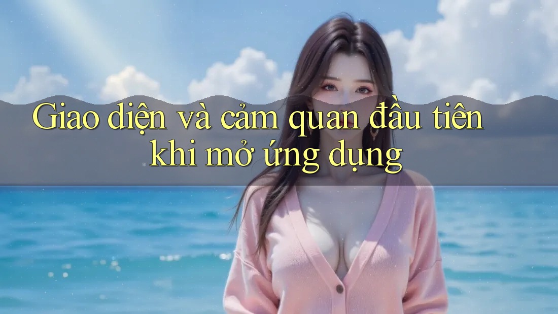 Giao diện và cảm quan đầu tiên khi mở ứng dụng Giao diện và cảm quan đầu tiên khi mở ứng dụng