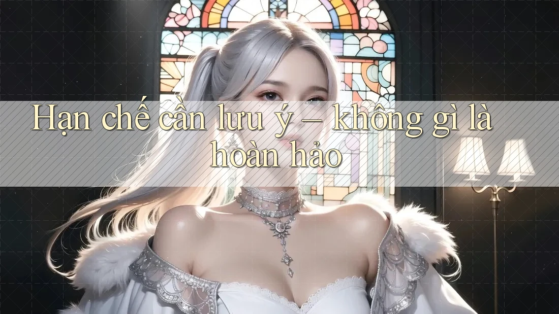Hạn chế cần lưu ý – không gì là hoàn hảo Hạn chế cần lưu ý – không gì là hoàn hảo