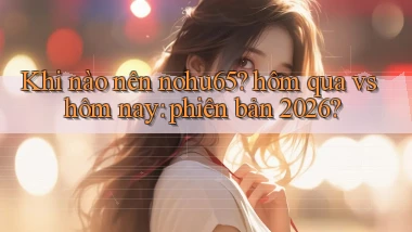Khi nào nên nohu65 hôm qua vs hôm nay phiên bản 2026