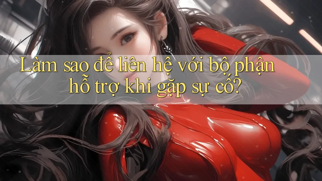 Làm sao để liên hệ với bộ phận hỗ trợ khi gặp sự cố?