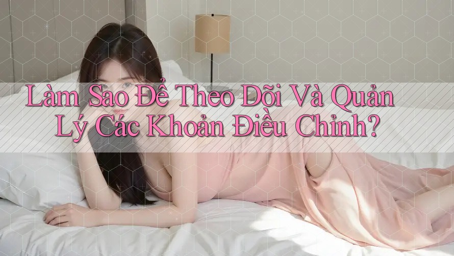 Làm Sao Để Theo Dõi Và Quản Lý Các Khoản Điều Chỉnh?