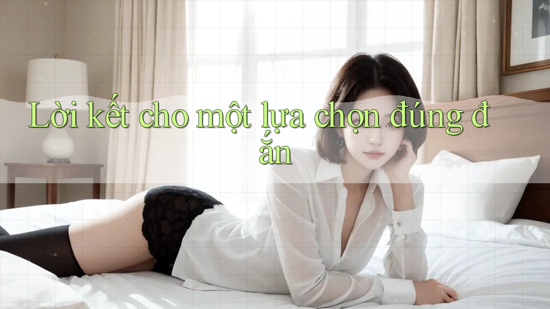 Lời kết cho một lựa chọn đúng đắn