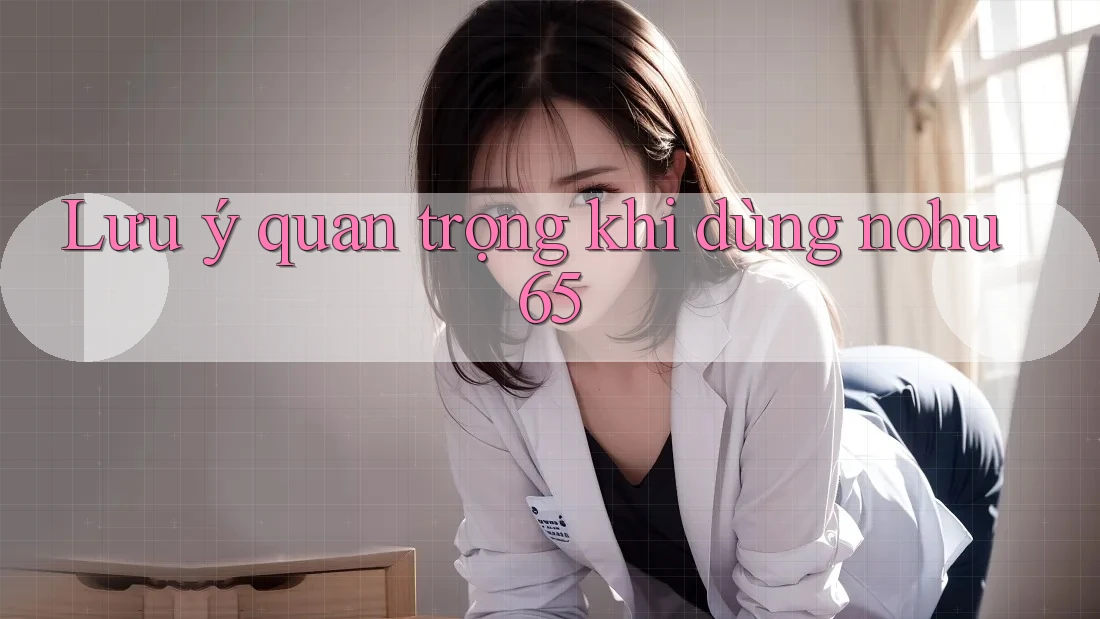 Lưu ý quan trọng khi dùng nohu65 Lưu ý quan trọng khi dùng nohu65