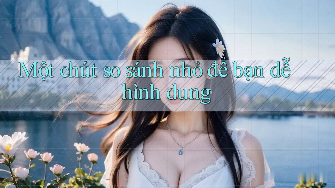 Một chút so sánh nhỏ để bạn dễ hình dung