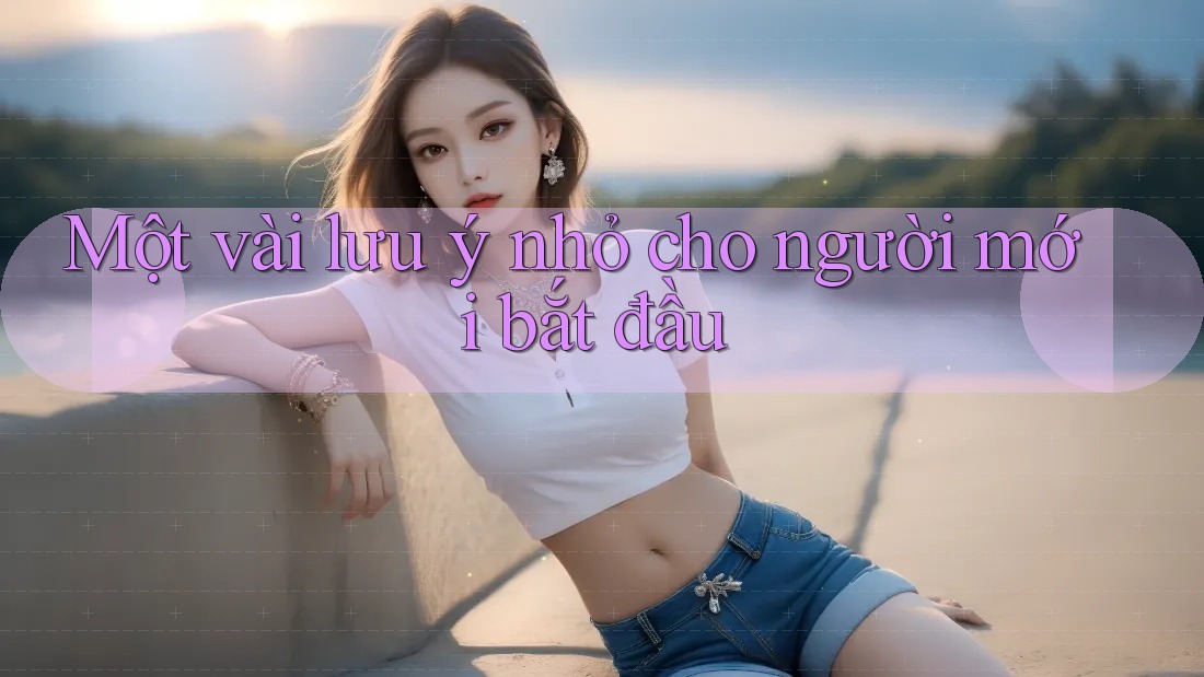 Một vài lưu ý nhỏ cho người mới bắt đầu