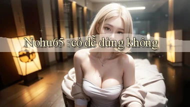 Nohu65 có dễ dùng không