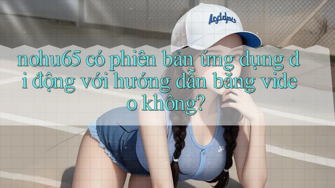 nohu65 có phiên bản ứng dụng di động với hướng dẫn bằng video không? nohu65 có phiên bản ứng dụng di động với hướng dẫn bằng video không?