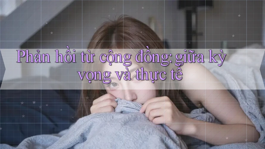 Phản hồi từ cộng đồng: giữa kỳ vọng và thực tế Phản hồi từ cộng đồng: giữa kỳ vọng và thực tế