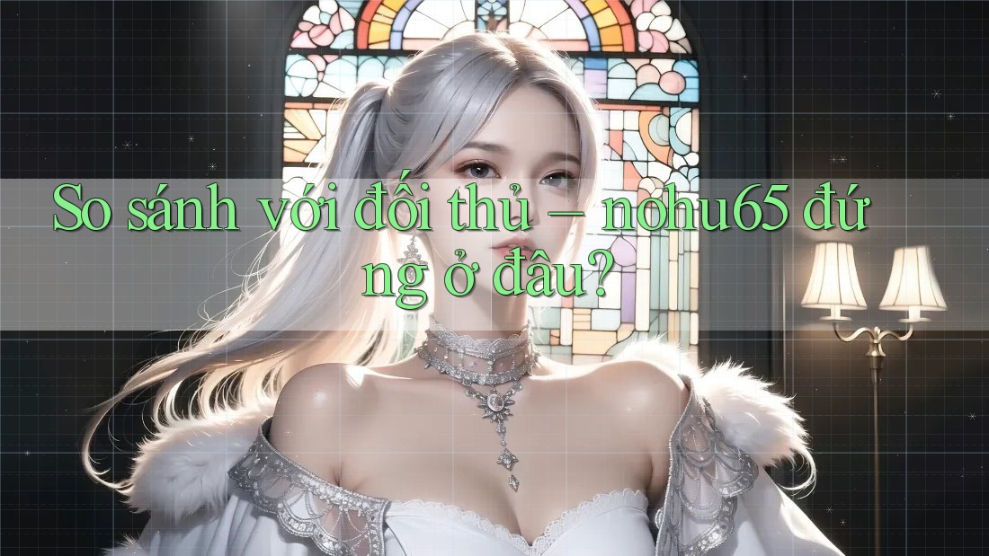 So sánh với đối thủ: nohu65 đứng ở đâu? So sánh với đối thủ: nohu65 đứng ở đâu?
