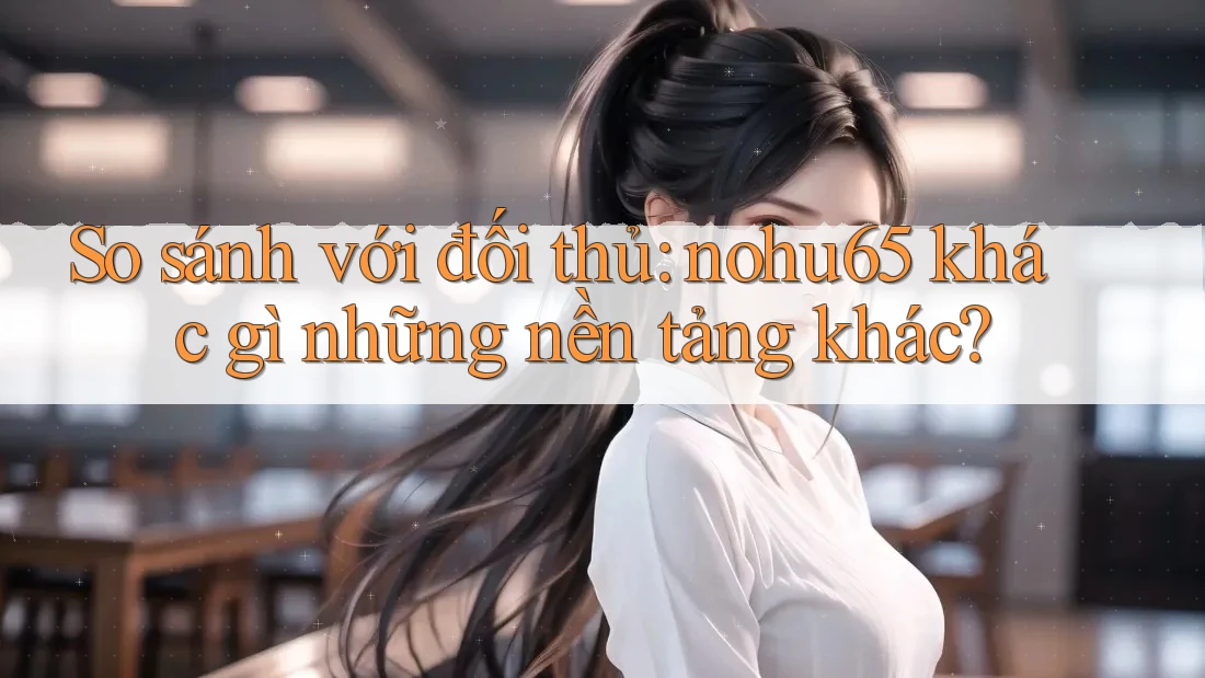So sánh với đối thủ: nohu65 khác gì những nền tảng khác? So sánh với đối thủ: nohu65 khác gì những nền tảng khác?