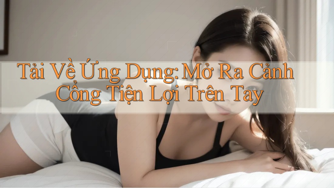 Tải Về Ứng Dụng: Mở Ra Cảnh Cổng Tiện Lợi Trên Tay