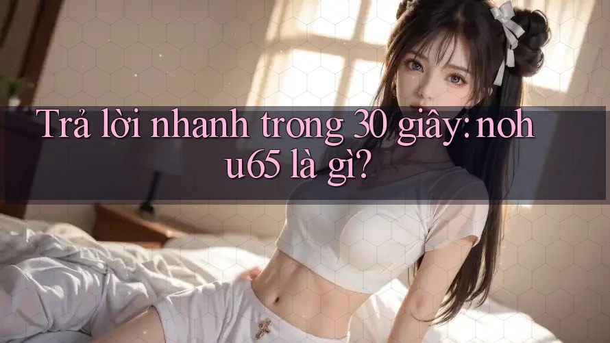 Trả lời nhanh trong 30 giây: nohu65 là gì? Trả lời nhanh trong 30 giây: nohu65 là gì?