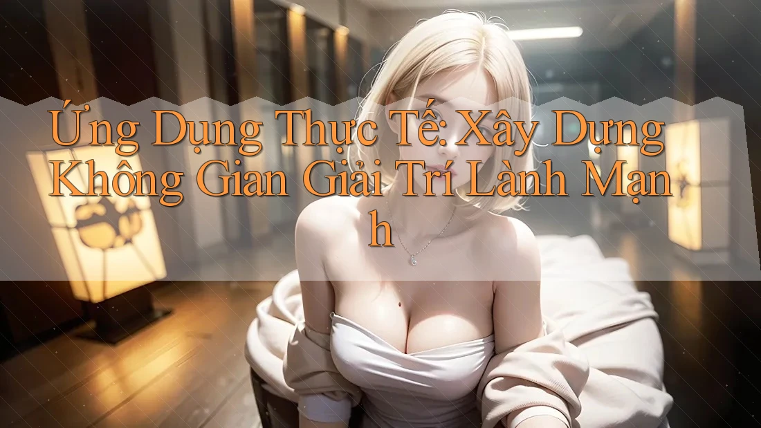 Ứng Dụng Thực Tế: Xây Dựng Không Gian Giải Trí Lành Mạnh Ứng Dụng Thực Tế: Xây Dựng Không Gian Giải Trí Lành Mạnh